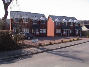 Developed site front view